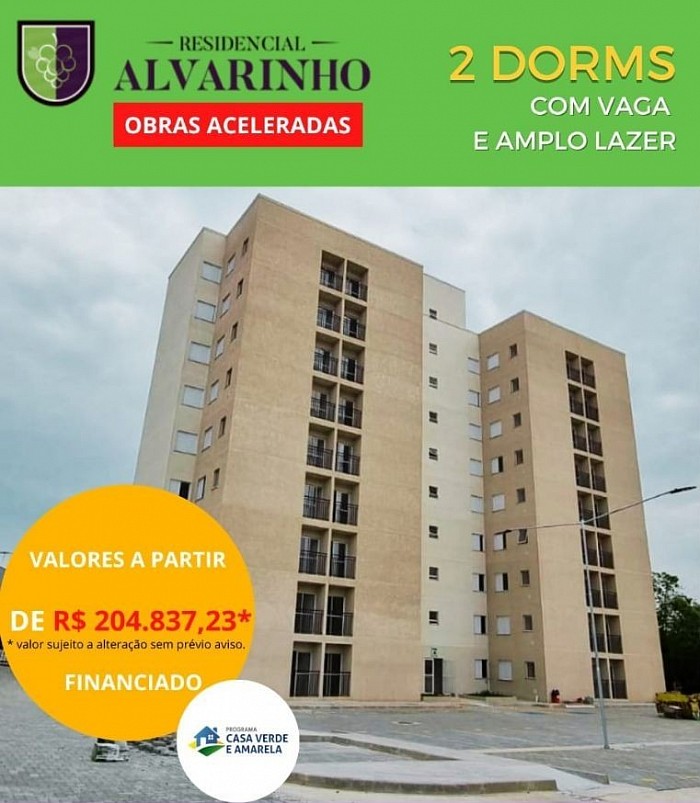 Residencial Alvarinho - VL da Prata: Pronto Pra Morar 2 dormitórios 1 vaga portaria 24 horas