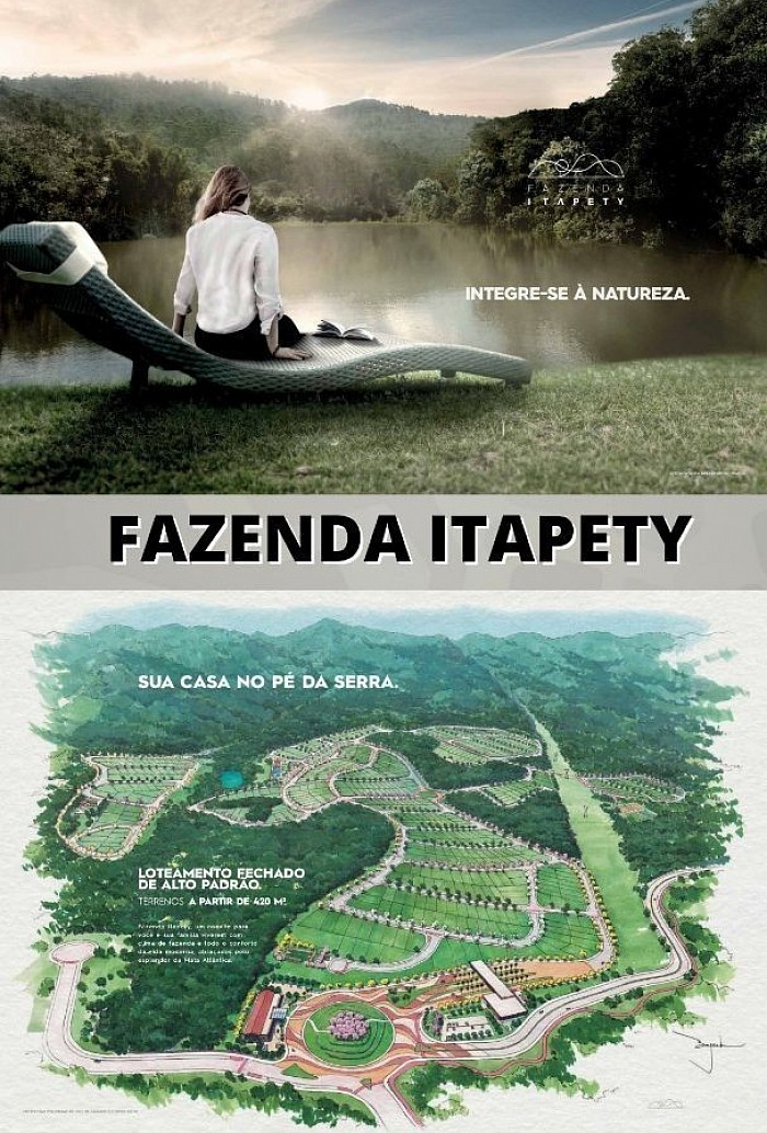 Loteamento Fechado de Alto Padrão, Lotes a partir de 420 m² ao pé da Serra